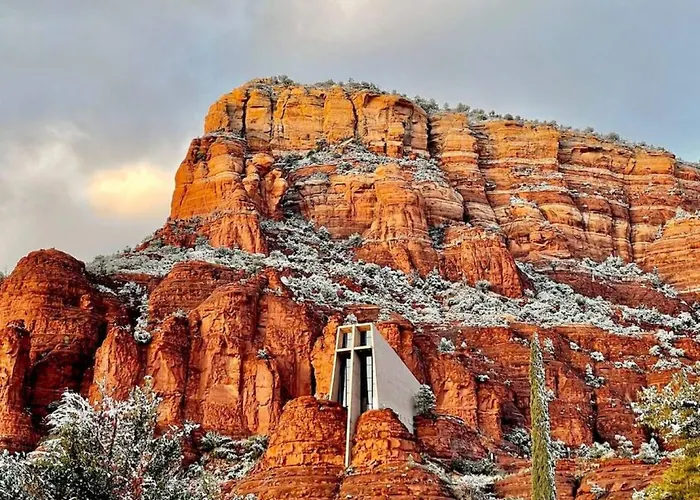 Ferienhaus Chapel Vista Main House Red Rock Views And Hot Tub Sedona