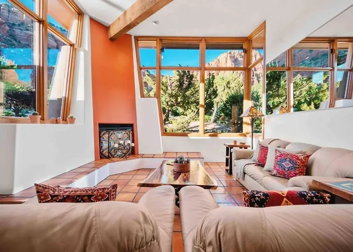Chapel Vista Main House Red Rock Views And Hot Tub Ferienhaus Sedona
