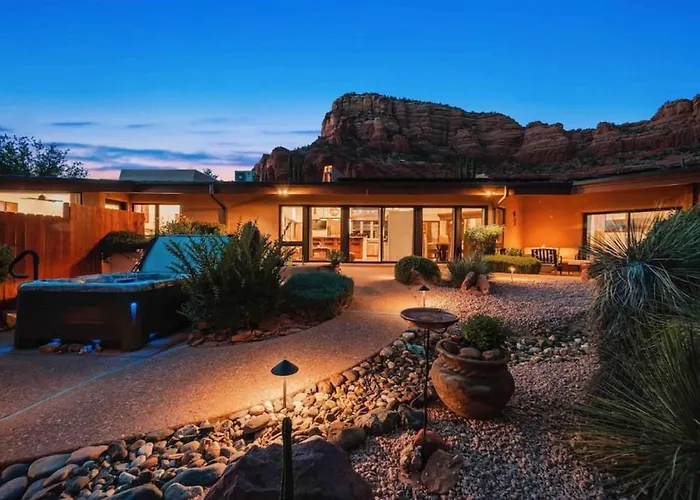 Ferienhaus Chapel Vista Main House Red Rock Views And Hot Tub *